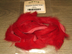 Зонкер кроличий 6 мм. (широкий) zonker strips Magnum 1/4 inch Red Orvis