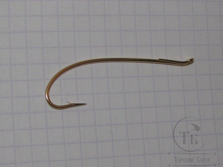 Крючок лососёвый одинарный Daiichi Alec Jackson  Spey Fly Hook # 1.5  Gold ( 10 шт )