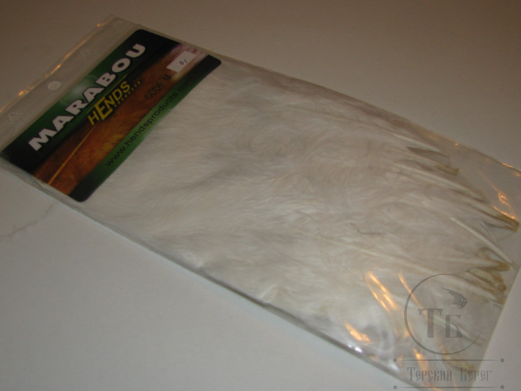 Марабу (отборные перья) Select White 01 Hends