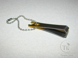 Кусачки для поводков ZF-202 Line Nipper 2 Half Gold With Chain