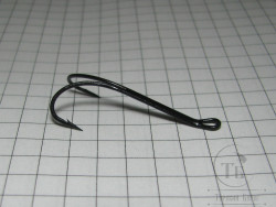 Крючок лососёвый двойник Partridge Double Wilson Black Salmon № 6 ( 10 шт )