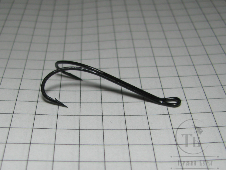 Крючок лососёвый двойник Partridge Double Wilson Black Salmon № 6 ( 10 шт )