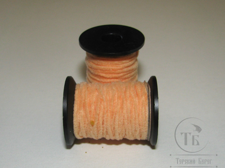 Микро синель Microchenille Peach 0,8 мм 5 м Терский берег