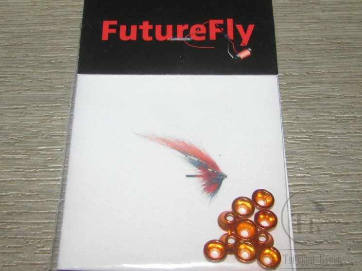 Конус вольфрамовый Tungsten Ufo Disc 6mm Metallic Golden Orange FF