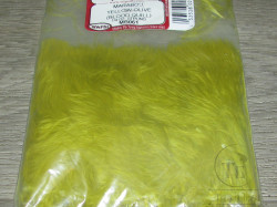 Мягкие пуховые перья Marabou Strung 1/4 OZ Yellow Olive ( Metz , Wapsi )