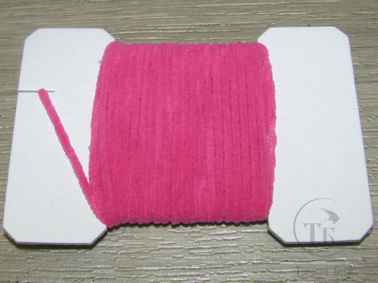Синель Round Chenille R 1,5 mm ( 0 SM ) 5 метров Огненно Розовый / Hot Pink