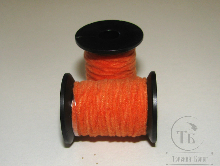 Микро синель Microchenille Orange 0,8 мм 5 м Терский берег