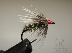 Муха Soft Hackle ( 11 ) RH Badger Peacock кр. F 11 № 10